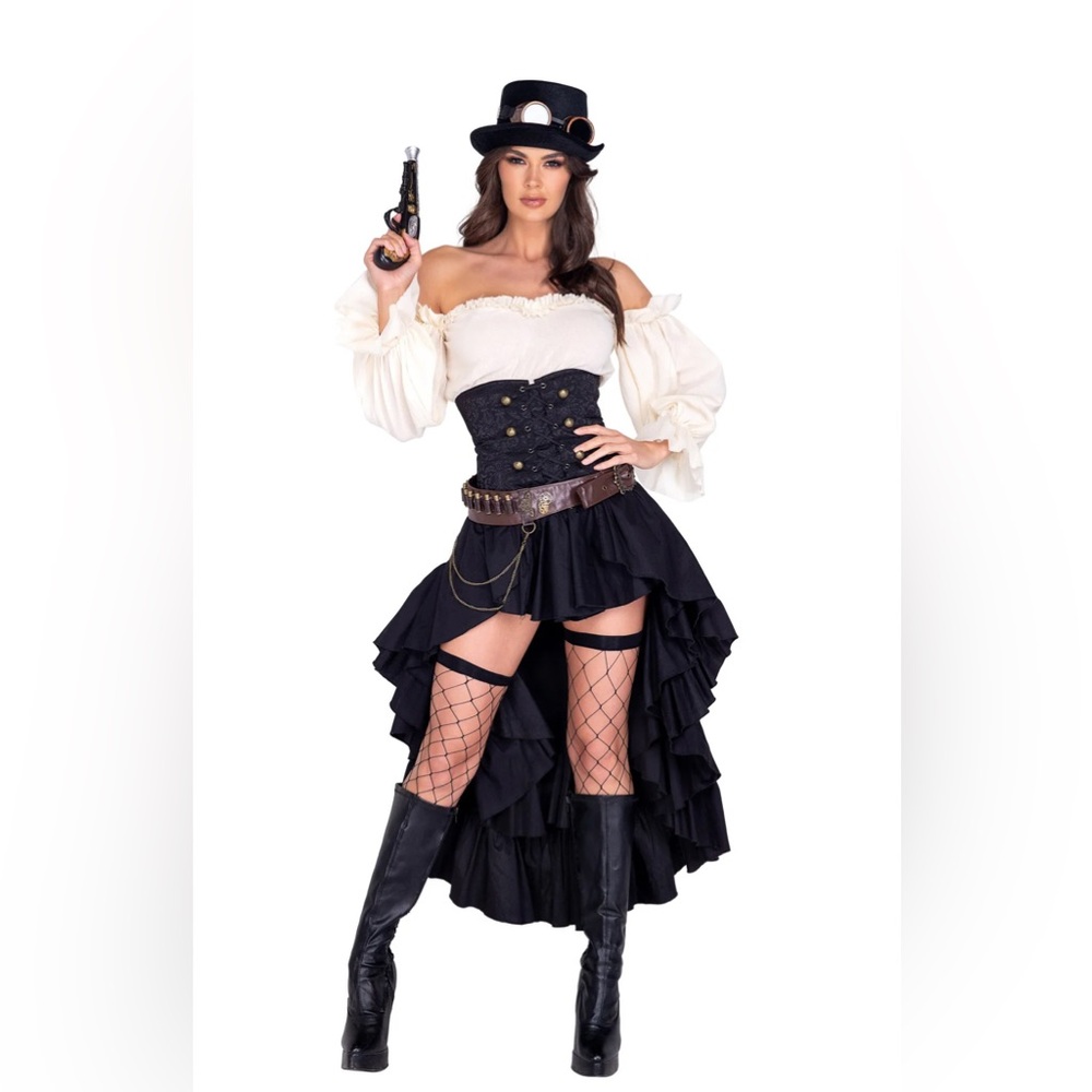 Steampunk 6 Piece Costume Outfit
